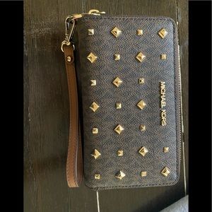 Authentic mk wristlet